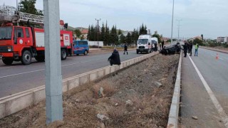 Takla atan otomobilde can verdi
