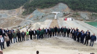 Tarım Orman Bakan Yardımcıları Tosya-Akbük Göletinde incelemelerde bulundu