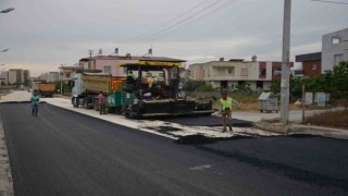 Tarsusta yol yapım çalışmaları sürüyor