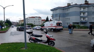 Tavşanlıda motosikletler çarpıştı: 1 yaralı