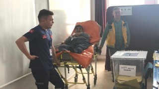 Tavşanlıda tedavi gördüğü hastaneden çıkıp Hisarcıkta oyunu kullandı