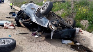 Tavşanlıda trafik kazası, aynı aileden 3 kişi yaralandı