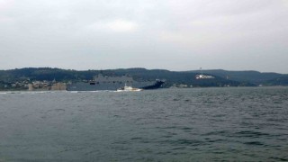 ‘TCG Anadolu Çanakkale Boğazından geçti