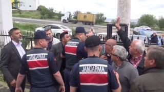 Tekirdağda basın açıklaması savaş alanında döndü: Site sakinleri ile firma yetkilileri arasında arbede