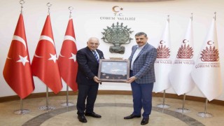 TFF Başkanı Büyükekşi, Çorumda incelemelerde bulundu