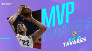 THY Euroleague play-off 3. maçlarının MVPsi Walter Tavares oldu