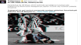 Trabzonspordan, Fenerbahçeli savunma oyuncusu Samet Akaydine tepki