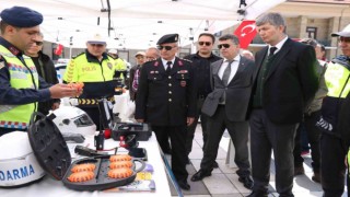 Trafik Haftası çerçevesinde stant kuruldu
