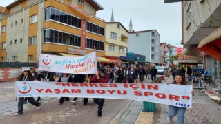 Türkelide “Sağlık İçin Hareket Et” yürüyüşü