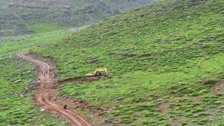 Uluderede yayla yolları bir bir açılıyor