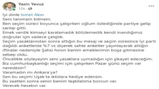 Uşakta Millet İttifakında derin çatlak