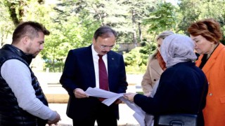 Vali Kızılkaya, Orhan Gazi Caminde yürütülen çalışmaları inceledi