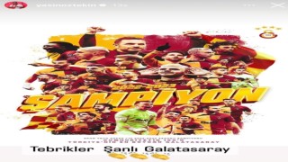 Yasin Öztekin, eski takımı Galatasarayın şampiyonluğunu kutladı