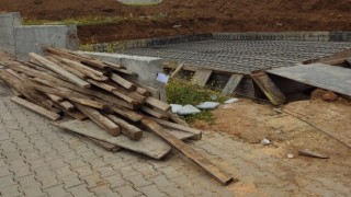 Yeni hastane önüne yapılan inşaat alanı mühürlendi