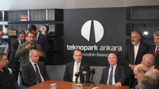 Yeniden Refah Partisi Genel Başkanı Fatih Erbakan Ostim Teknokenti ziyaret etti
