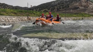 Yozgatta Okul Sporları Rafting Türkiye Şampiyonası müsabakaları başladı