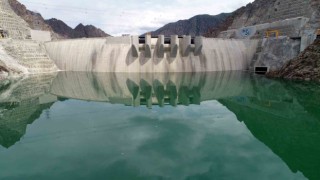 Yusufeli Barajında elektrik üretimi için son 60 metre