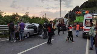 Zonguldakta trafik kazası: 4 yaralı
