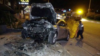 2 kişinin hayatını kaybettiği, 4 kişinin yaralandığı kaza güvenlik kamerasında