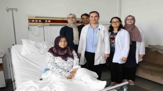 28 yıllık ameliyat korkusunu yenen Alime Coşar, sağlığına kavuştu