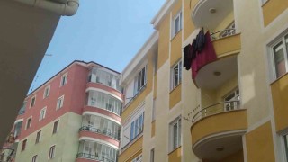 5 katlı apartmanda korkutan yangın