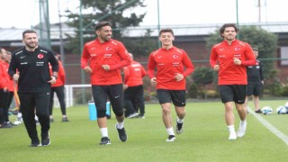 A Milli Futbol Takımı, Letonya maçı hazırlıklarını sürdürdü