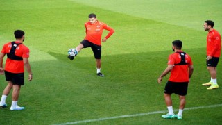 A Milli Futbol Takımı, Letonya maçı hazırlıklarını sürdürdü