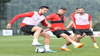 A Milli Futbol Takımı, Letonya maçının hazırlıklarına başladı