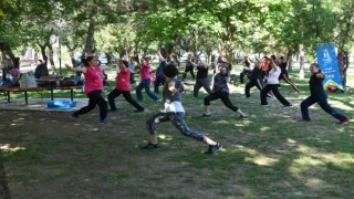 Açık havada spor keyfi başlıyor