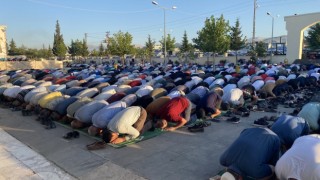 Adıyamanda bayram namazı eda edildi