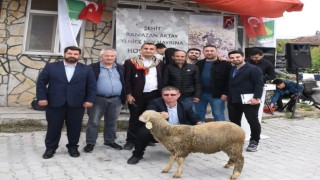 Ağalık yarışında kuzu rekor fiyata satıldı