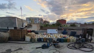 Ağrıda 5 bin litre akaryakıt ele geçirildi