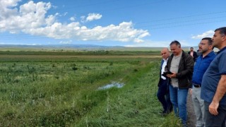 AK Parti milletvekili Çalkın, doludan zarar gören Akyakada