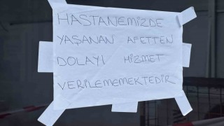 Akhisarda devlet hastanesi sel felaketinin ardından hizmet veremiyor