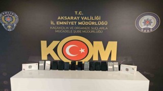 Aksaray polisinden kaçak telefon operasyonu