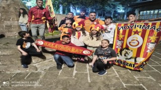 Aksarayda Galatasarayın Fenerbahçe galibiyeti coşkusu