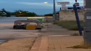 Ankarada aşırı yağış sebebiyle fareler caddeleri bastı