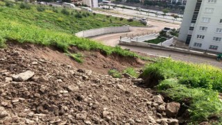 Ankarada sağanak sonrası heyelan meydana geldi