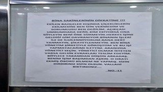Apartman Yöneticisi isyan etti: “yakamdan düşün”