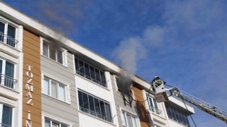 Apartmanda yangın paniği