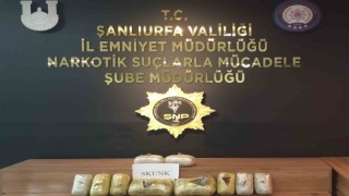 Araçtan 7 kilo uyuşturucu çıktı