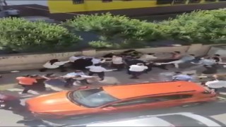 Ataşehirde düğünde başlayan başlayan kavga sokağa taştı, ortalık savaş alanına döndü