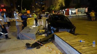 ATV ile otomobil çarpıştı, mahalle karanlığa büründü