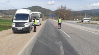 Aydında 16 araç trafikten men edildi