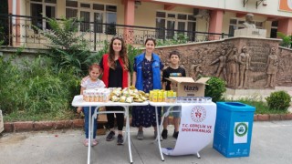 Aydında sınav kalemleri ihtiyaç sahibi öğrenciler için toplandı