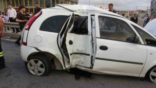 Bafrada trafik kazası: 2 yaralı