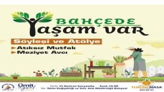 Bahçede yaşam var