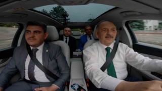 Bakan Özhaseki, Togg kullandı