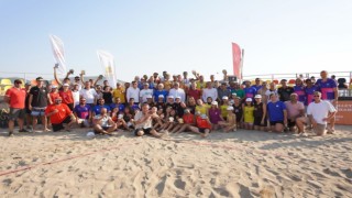 Balıkesirde Balkan Plaj Voleybolu şampiyonası ödül töreni yapıldı