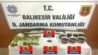 Balıkesirde jandarmadan 67 şüpheliye uyuşturucu operasyonu
